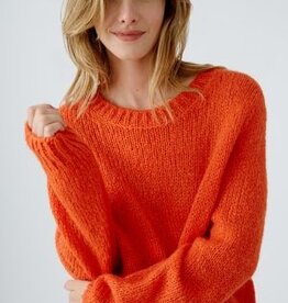 Oui Pullover Cherry Red Kort Model