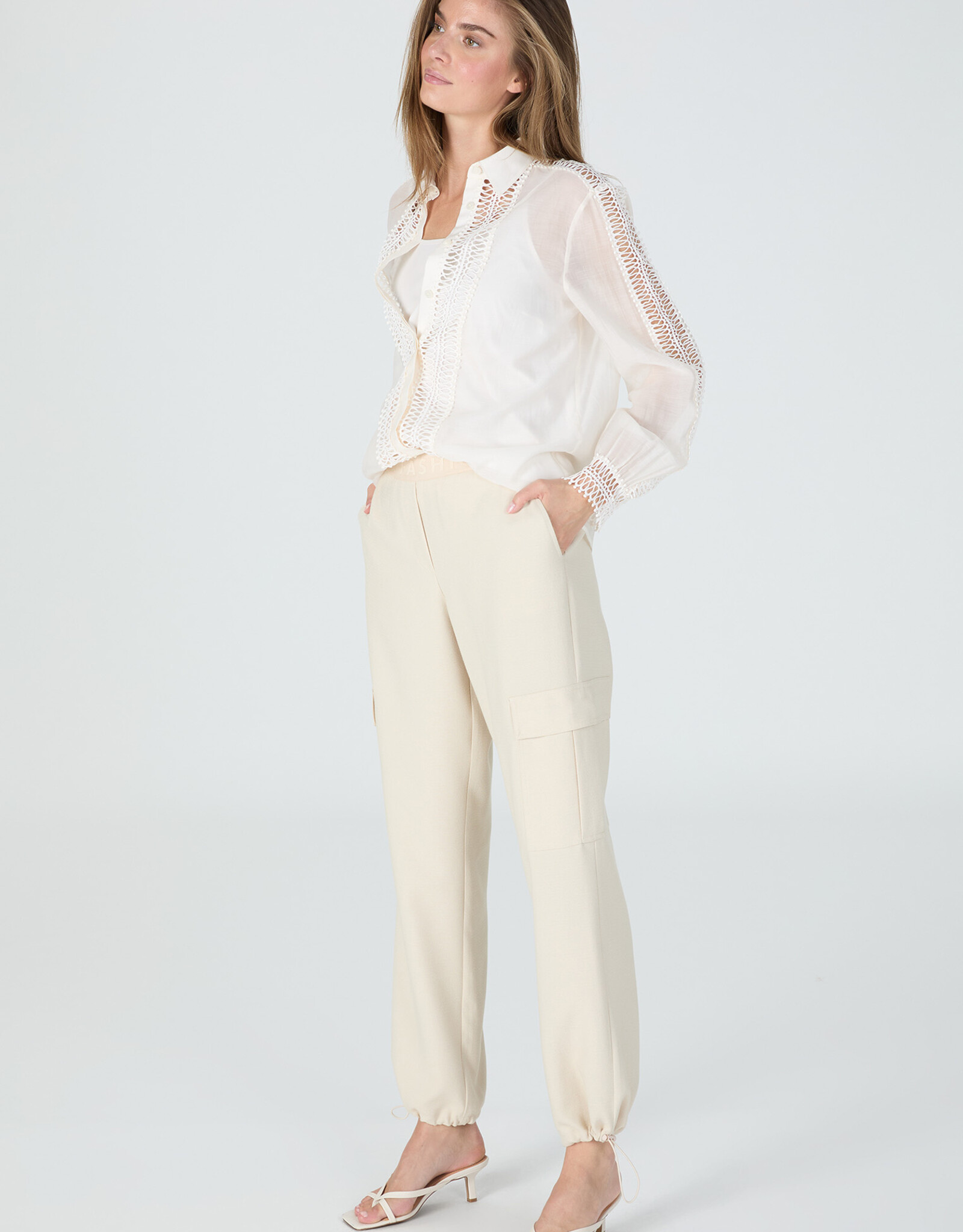 Marc Aurel Blouse Creme Varied
