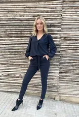 D'etoilles Casiopé Antigua broek bandplooi navy