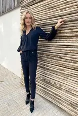 D'etoilles Casiopé Antigua broek bandplooi navy