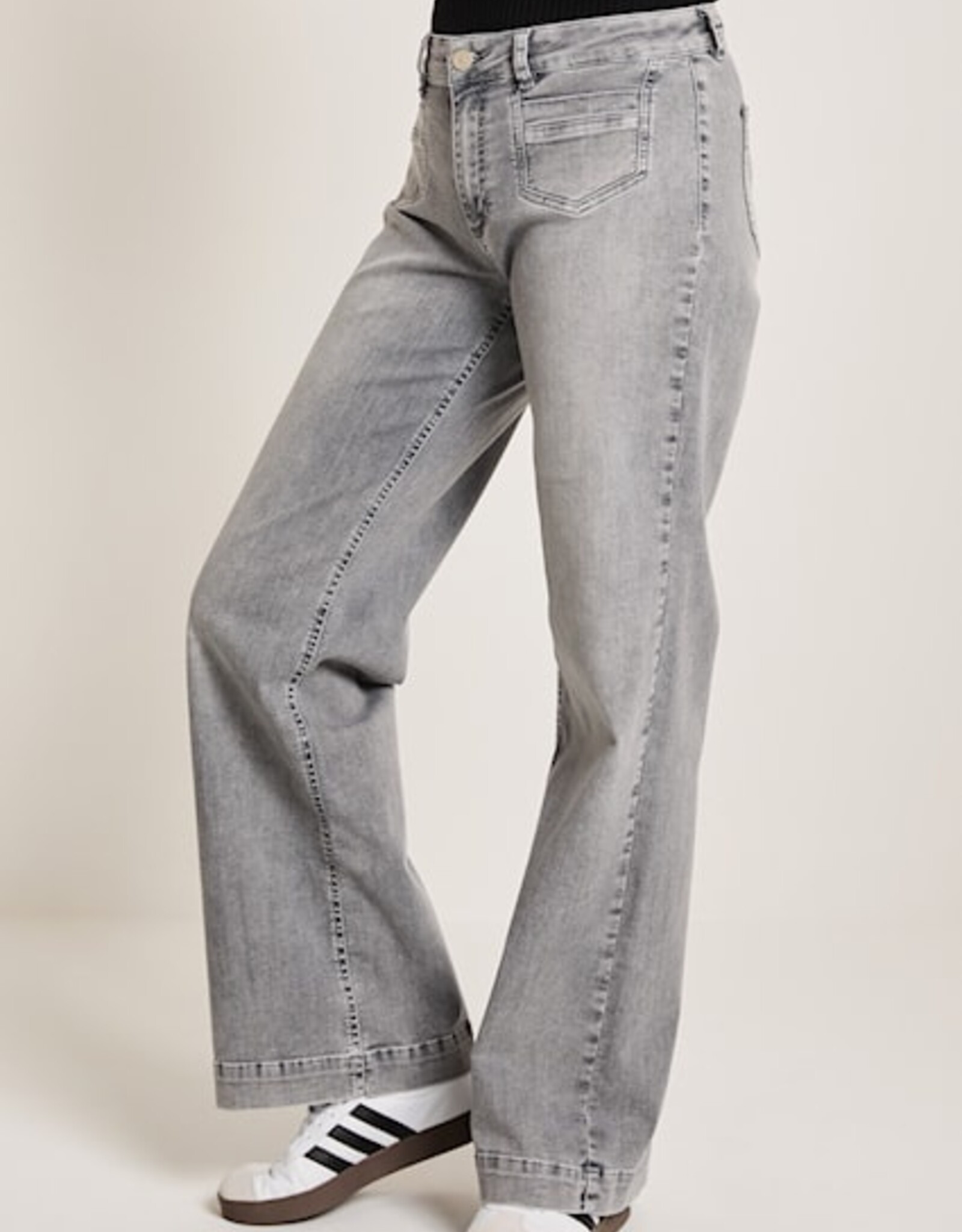 Para MI Mira Pocket Daily Denim Light Grey Lengte 34 inch.
