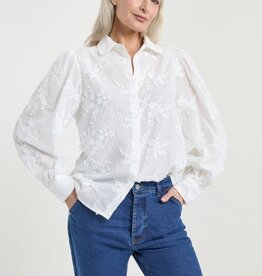 Josephine &CO Blouse Joshua Boderie Bloem Wit