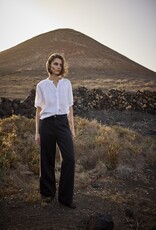 JcSophie Pantalon Geranium Linnen Wijd Black JcSophie Pantalon Geranium Linnen Wijd Black