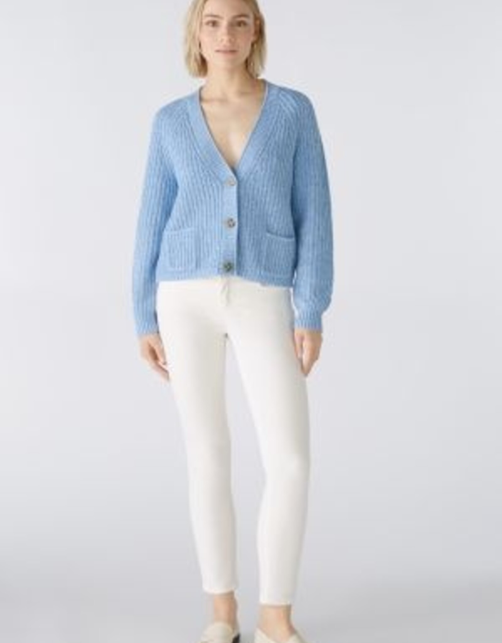 Oui Lafonya Vest Blue White
