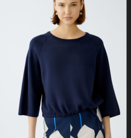 Oui Pullover Reversible Darkblue
