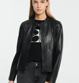 Studio AR Jasje Simo Sheep Denvey Boordkraag Black