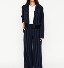 Anna Blue Jasje Viper Navy Krijtstreep