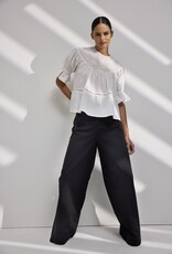 JcSophie Gala Blouse Wit Broderie A-Lijn