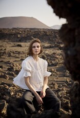 JcSophie Gala Blouse Wit Broderie A-Lijn