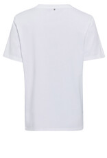 Marc Aurel Thema Silver Dust Paperback T Shirt Wit Met Opdruk