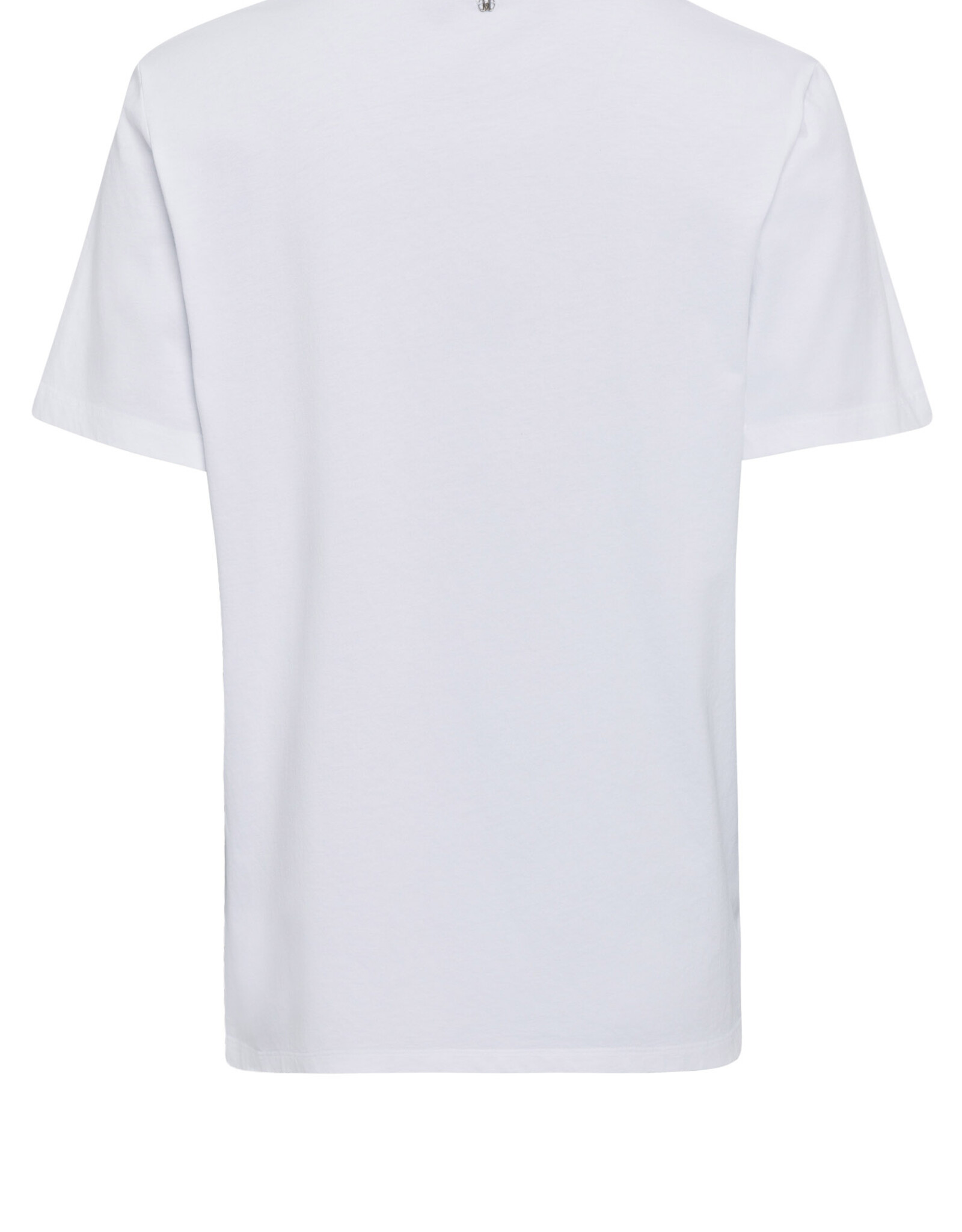Marc Aurel Thema Silver Dust Paperback T Shirt Wit Met Opdruk