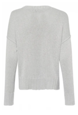Marc Aurel Thema Silver Dust Pullover Siilver Ronde Hals