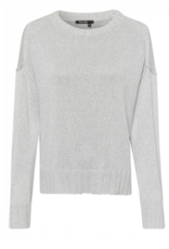 Marc Aurel Thema Silver Dust Pullover Siilver Ronde Hals