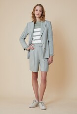 PENNYBLACK Pullover Grazia Streep Jade Wit Steentjes PENNYBLACK Pullover Grazia Streep Jade Wit Steentjes