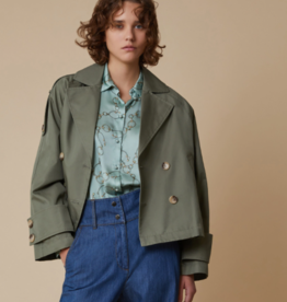 PENNYBLACK Jackje A-Lijn Klepzak Olijf