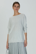 Marc Aurel Thema Silver Dust Pullover Siilver Ronde Hals