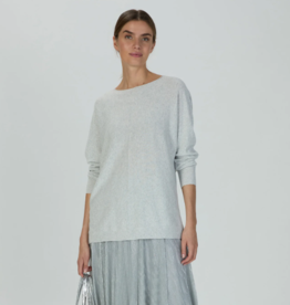 Marc Aurel Thema Silver Dust Pullover Siilver Ronde Hals