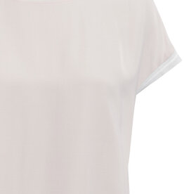 Marc Aurel Thema Taupe Silver White Top Beige Met Zilver Wit Boord
