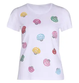 Leo&Ugo T Shirt Multi Color Schelpjes