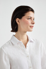 Josephine &CO Blouse Dillon Linnen 3/4 Mouw Omslag White