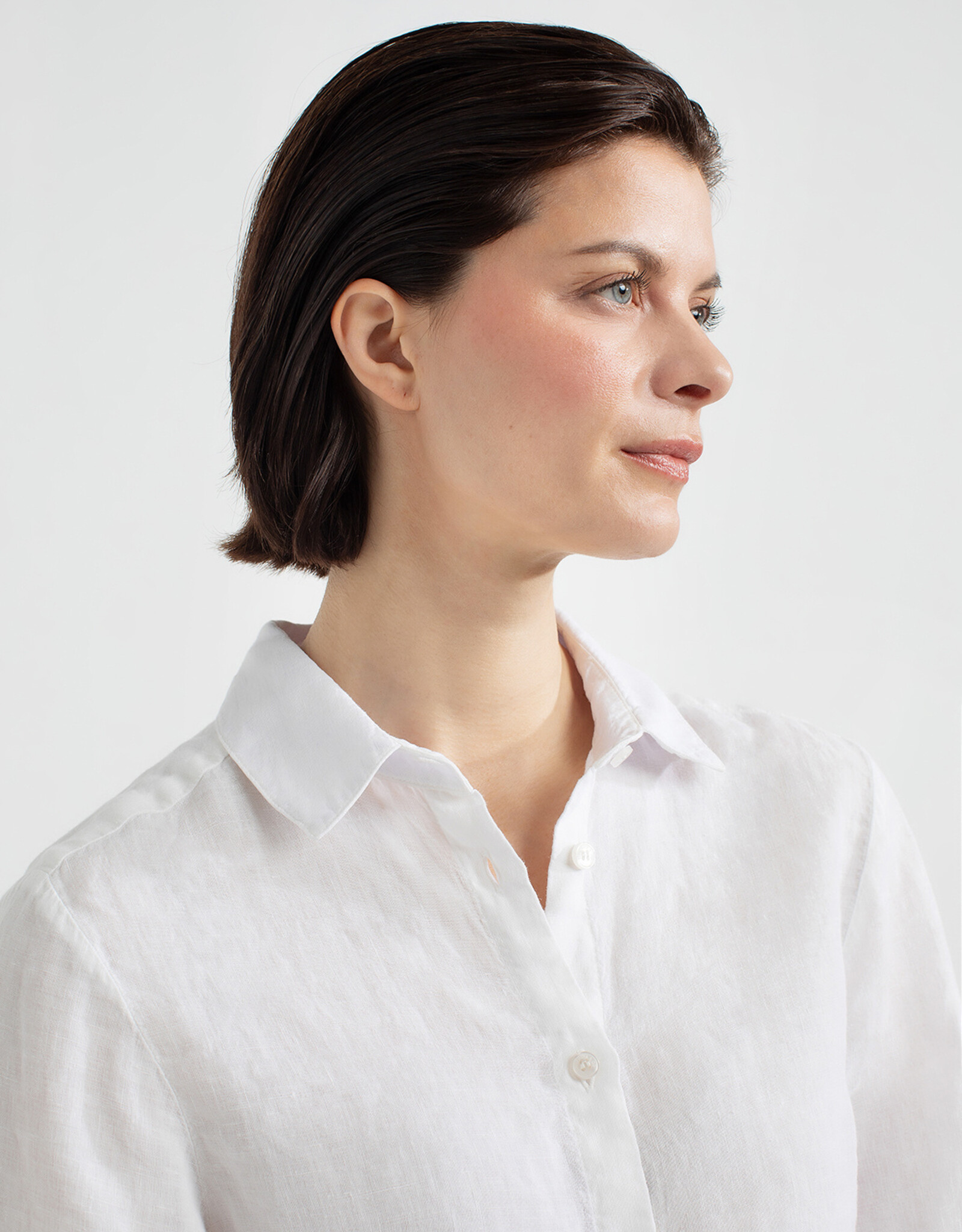 Josephine &CO Blouse Dillon Linnen 3/4 Mouw Omslag White