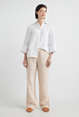 Josephine &CO Blouse Dillon Linnen 3/4 Mouw Omslag White