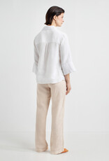 Josephine &CO Blouse Dillon Linnen 3/4 Mouw Omslag White
