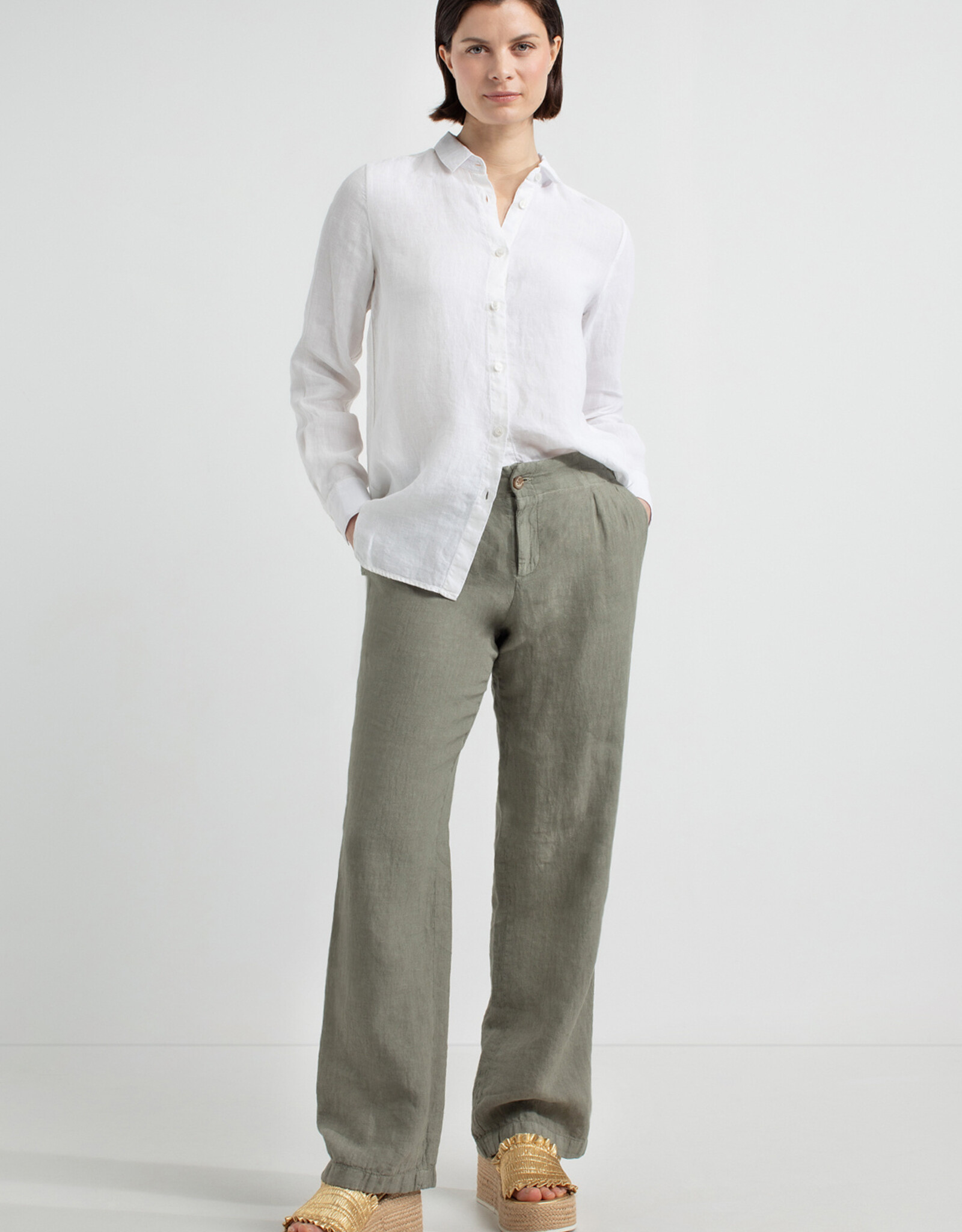 Josephine &CO Jules Linnen Overhemd Blouse White