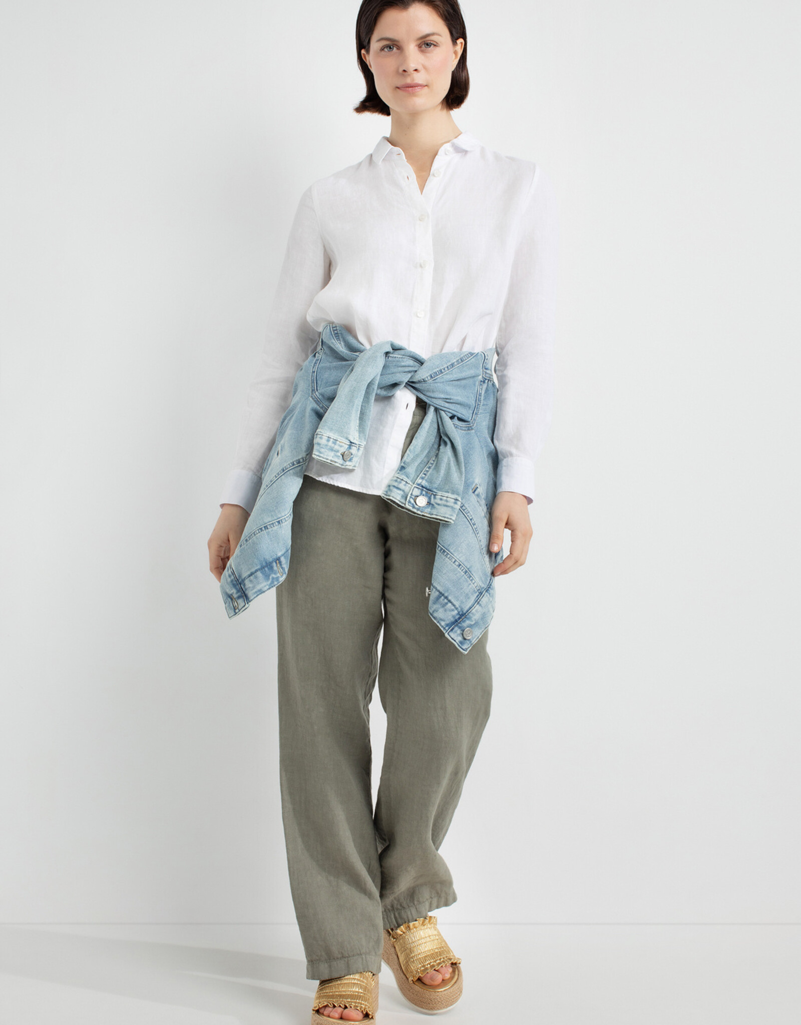 Josephine &CO Jules Linnen Overhemd Blouse White