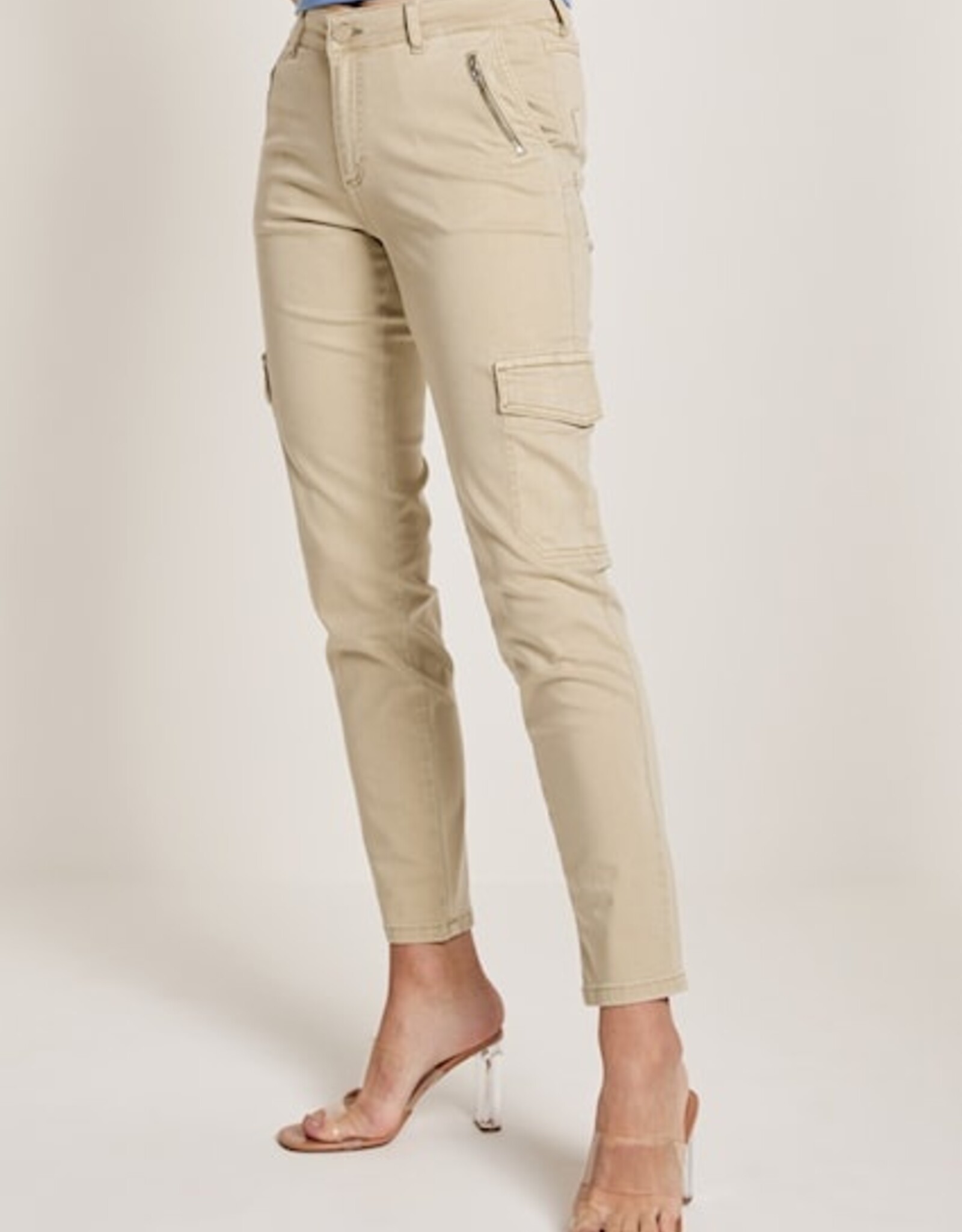 Para MI Jill Cargo Light Olive Lengte 29.