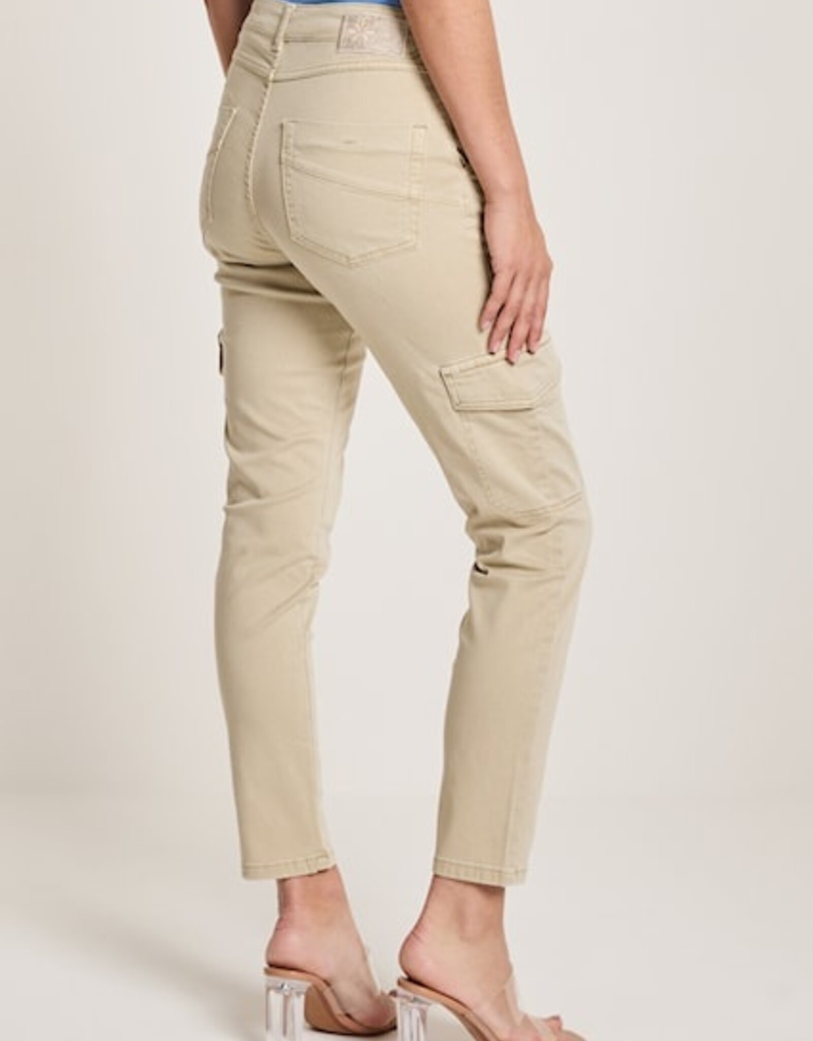 Para MI Jill Cargo Light Olive Lengte 29.