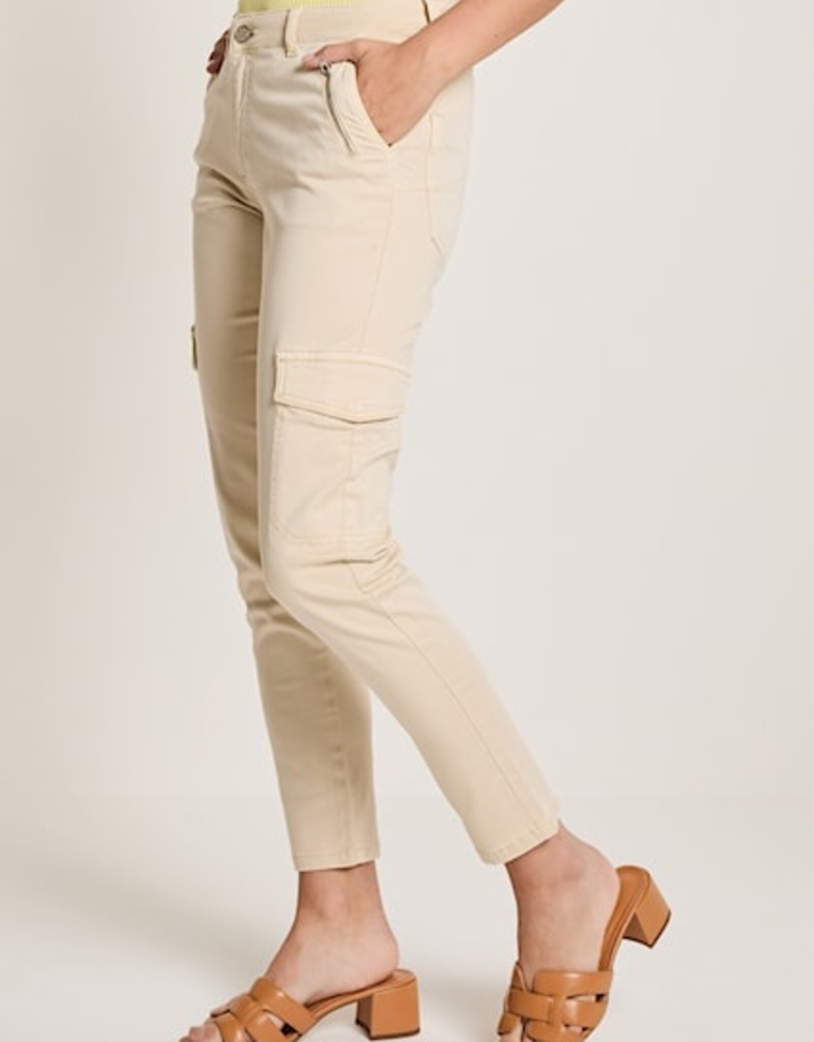 Para MI Jill Cargo Cream Lengte 29.