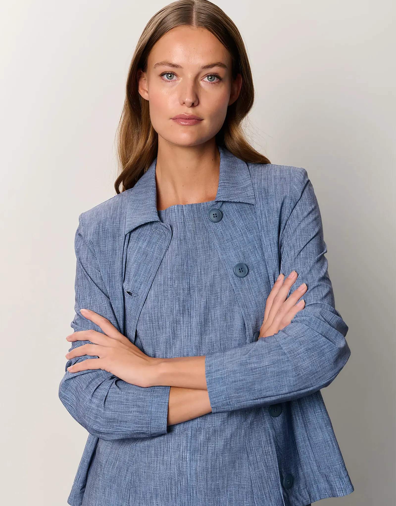 JapanTKY Blazer Chisamie Dessin Delave Stripe