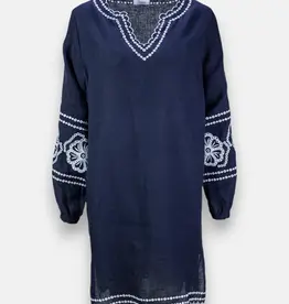 Princess goes Hollywood Dress Night Navy met Broderie