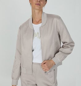Marc Aurel Thema Silver Dust Glans Bomber  JackTaupe