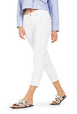 Cambio Piper Short  Soft Wash White