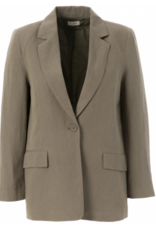 JcSophie Blazer Gem Linnen Olive Green