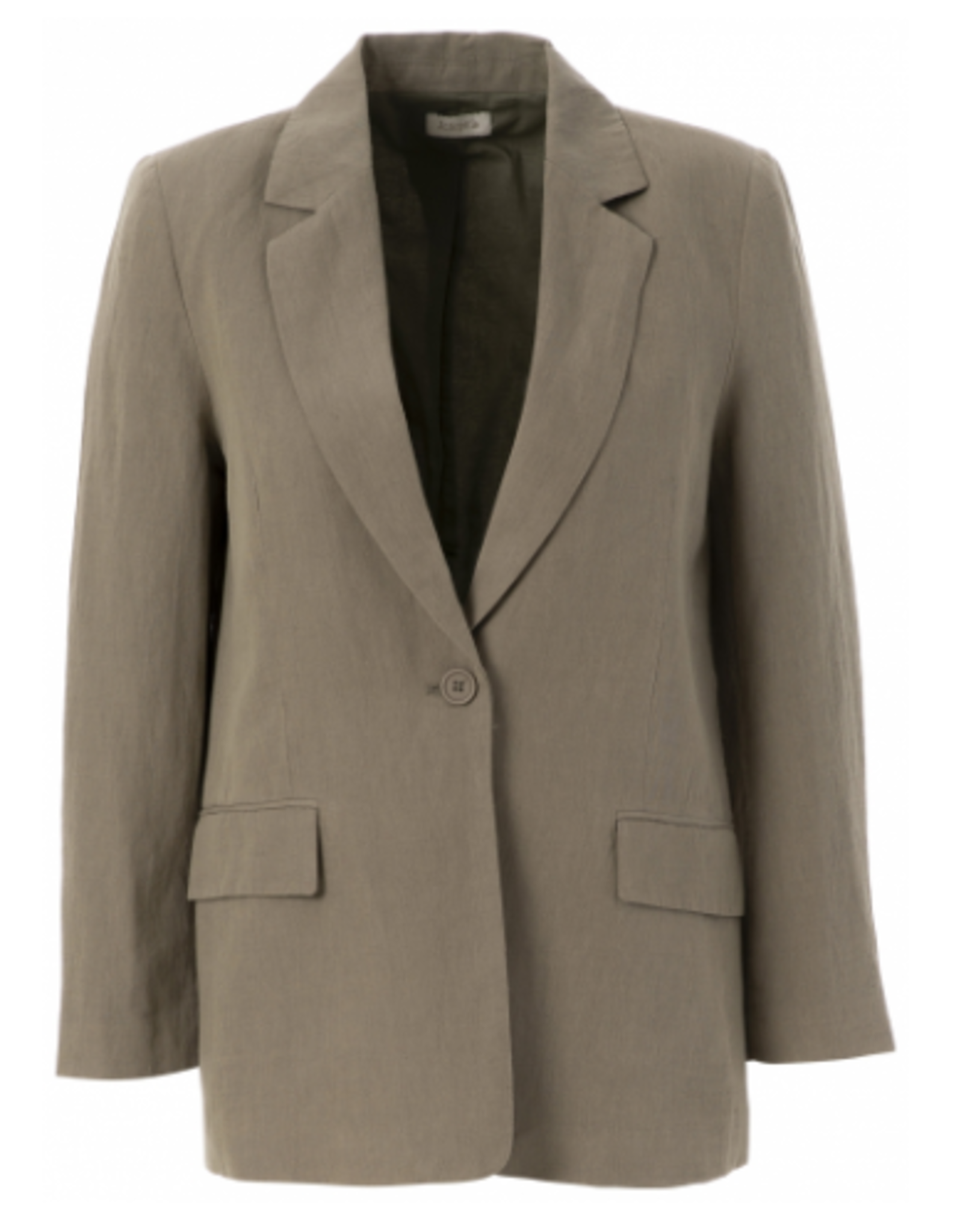 JcSophie Blazer Gem Linnen Olive Green