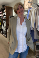 JcSophie Blazer Gem Linnen Olive Green