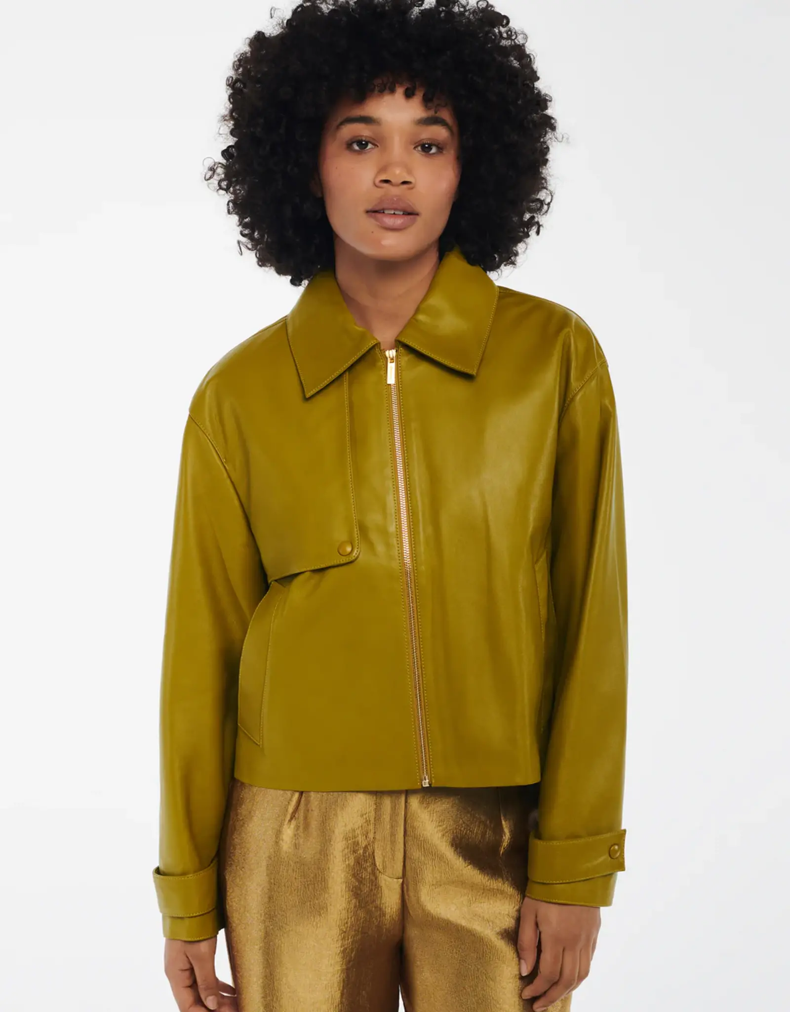 Studio AR Daphney Jasje Sheep Soft Waxed Avocado