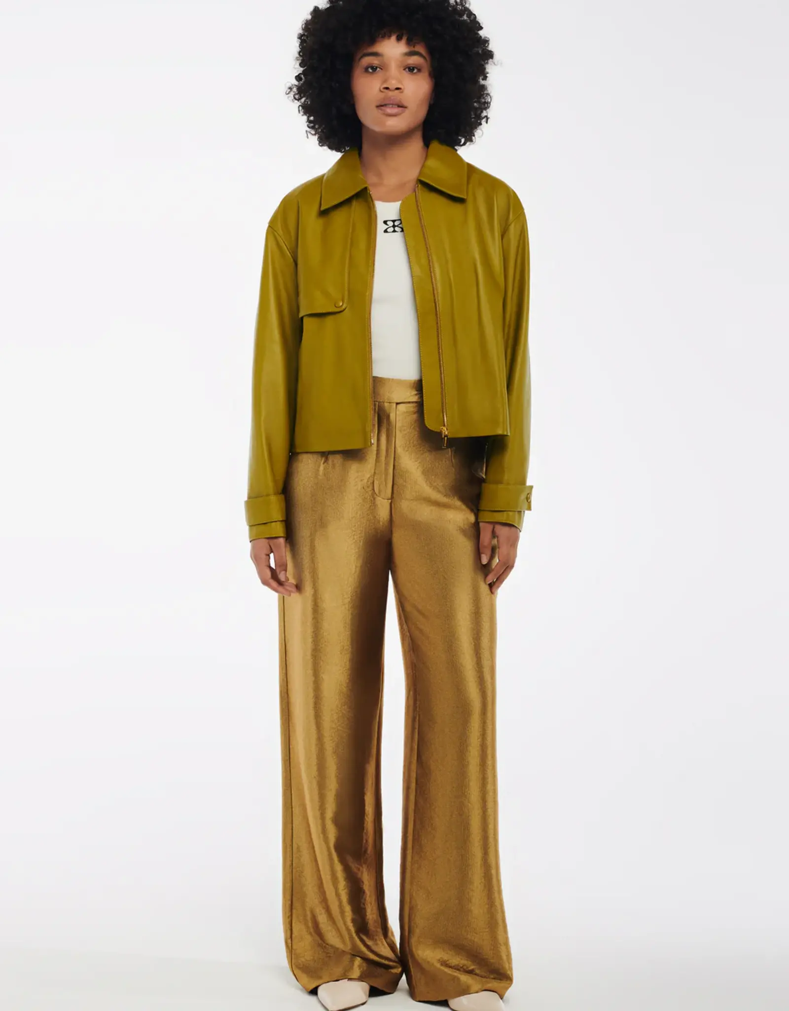 Studio AR Daphney Jasje Sheep Soft Waxed Avocado