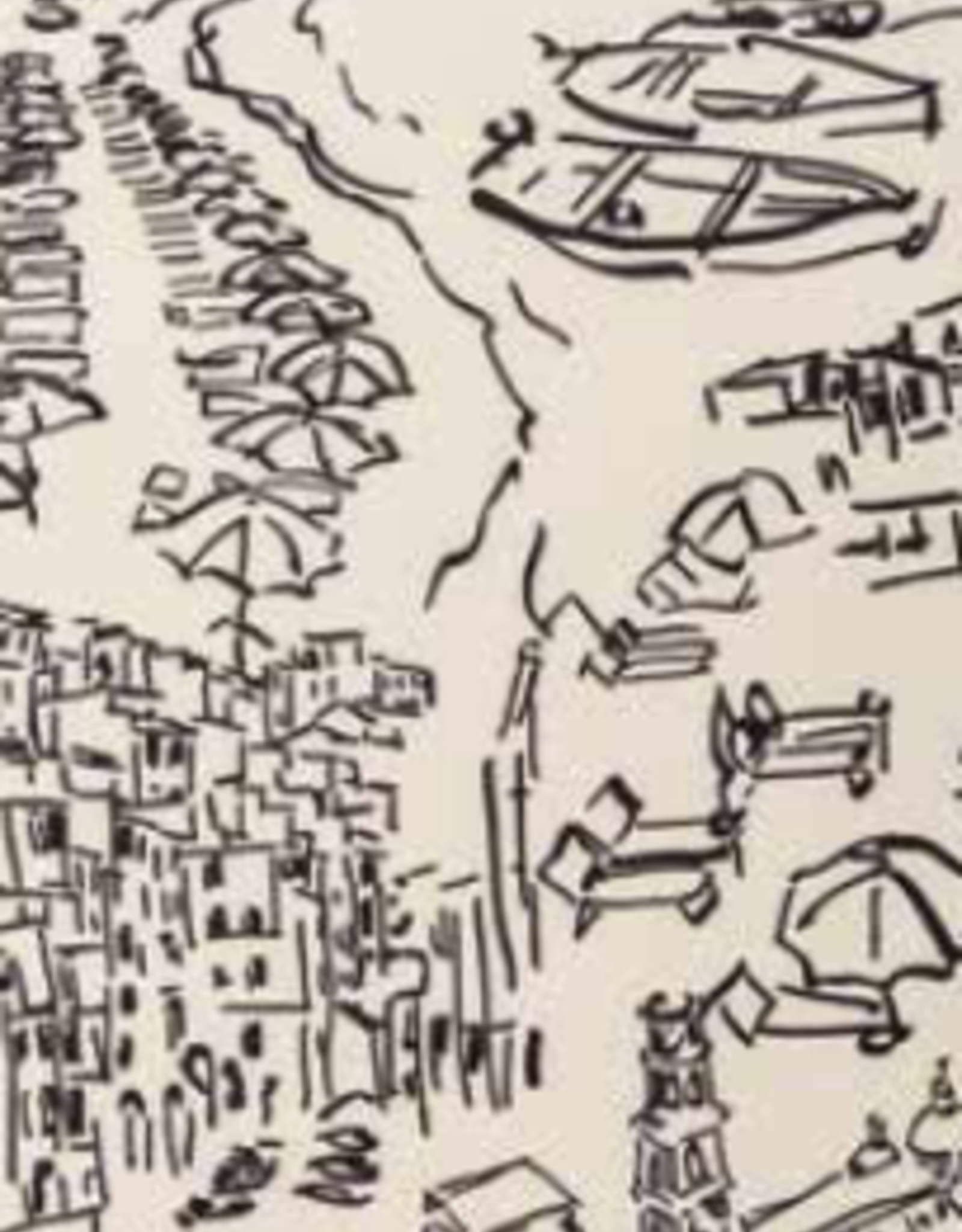 Maria Bellentani Top Donna Print Creme Zwart