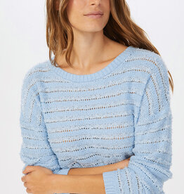 Marc Aurel Thema Sky White Pullover Light Blue