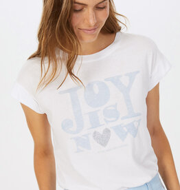 Marc Aurel Thema Sky White Wit Met Print Jeans Blauw