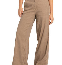 Cambio Pantalon Mira WideLeg Linnen Nocciola