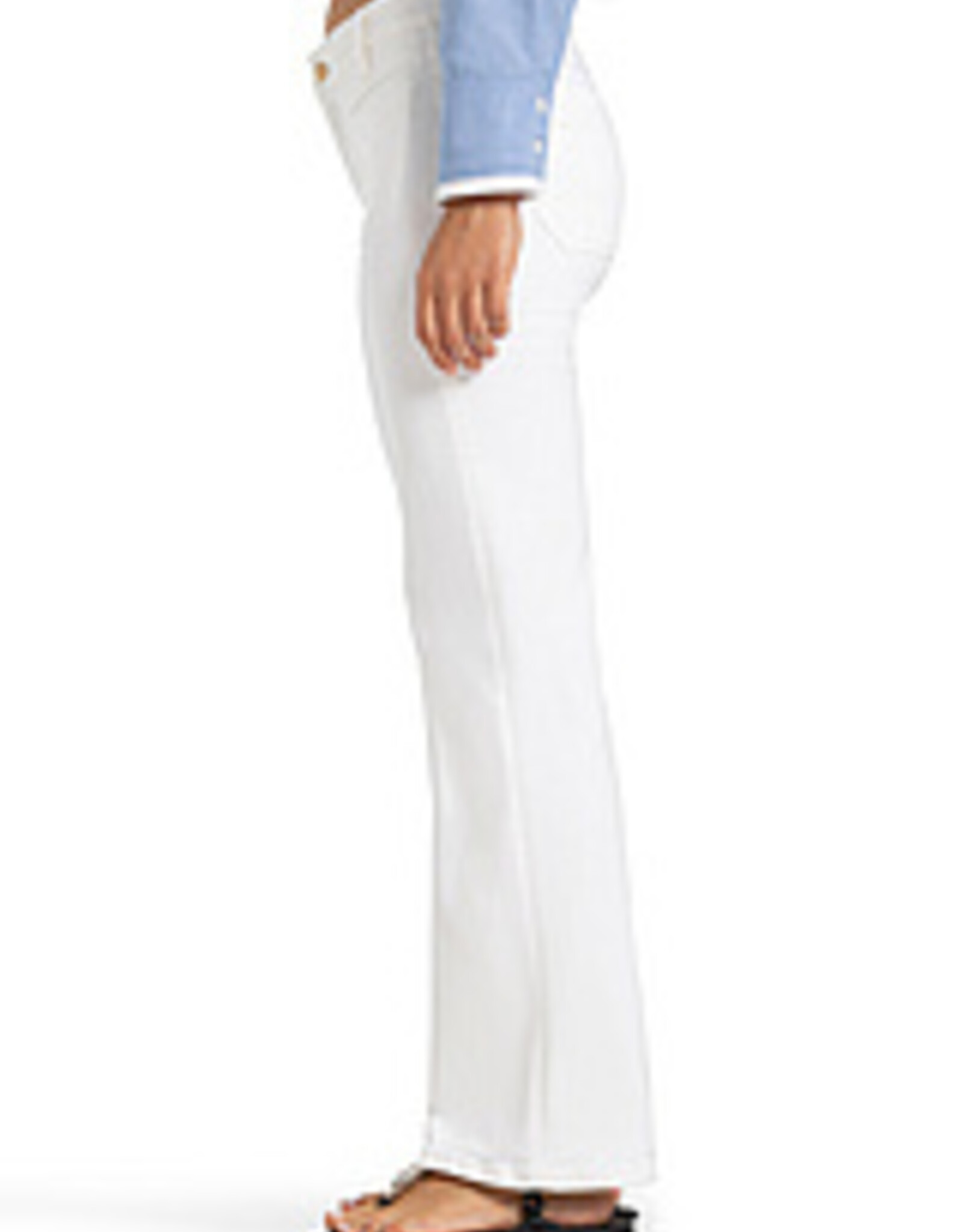 Cambio Pantalon Tess Jeans Wide Leg Pure White Stone