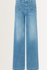 Cambio Jeans Ada Patch Pocket Lefthand Bleach