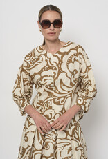 LaSalle Blouse V-H Pofmouw Print Kenya LaSalle Blouse V-H Pofmouw Print Kenya