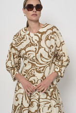 LaSalle Blouse V-H Pofmouw Print Kenya LaSalle Blouse V-H Pofmouw Print Kenya