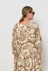 LaSalle Blouse V-H Pofmouw Print Kenya LaSalle Blouse V-H Pofmouw Print Kenya